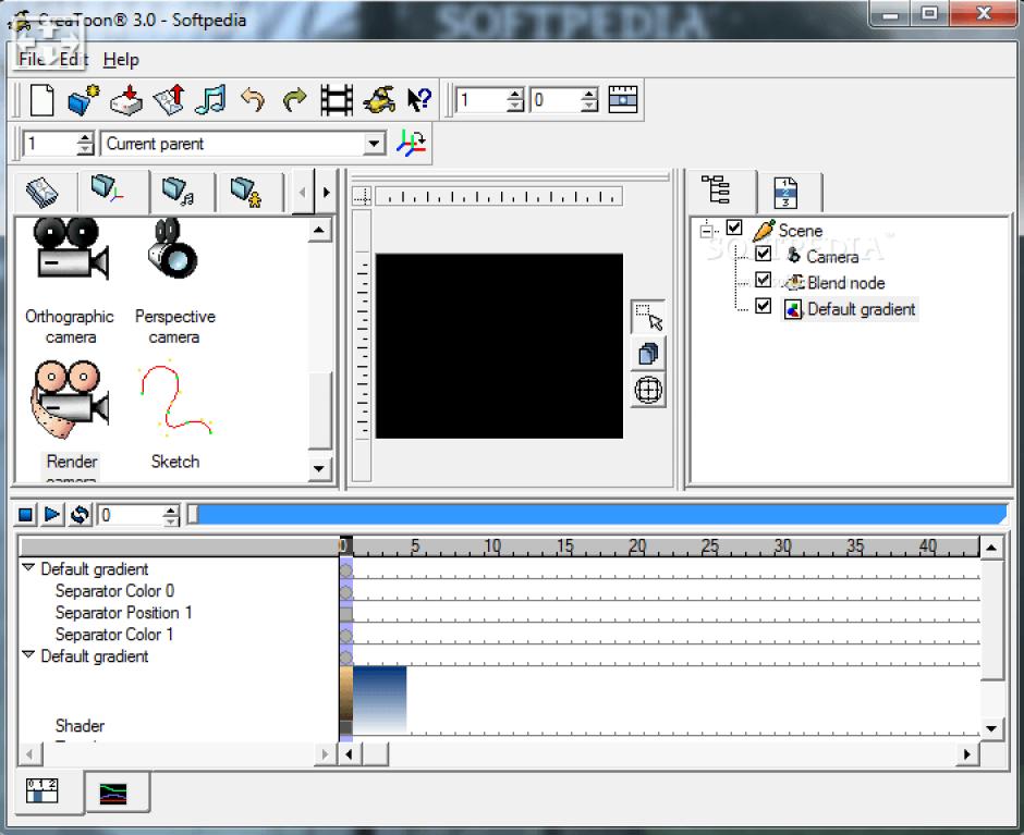 screenshot of program