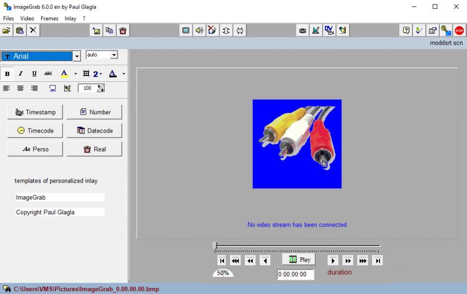 ImageGrab main screen
