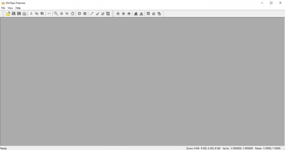 WinTopo Freeware main screen