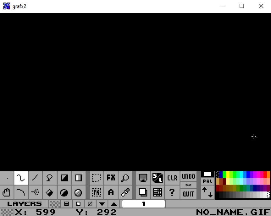 Grafx2 main screen