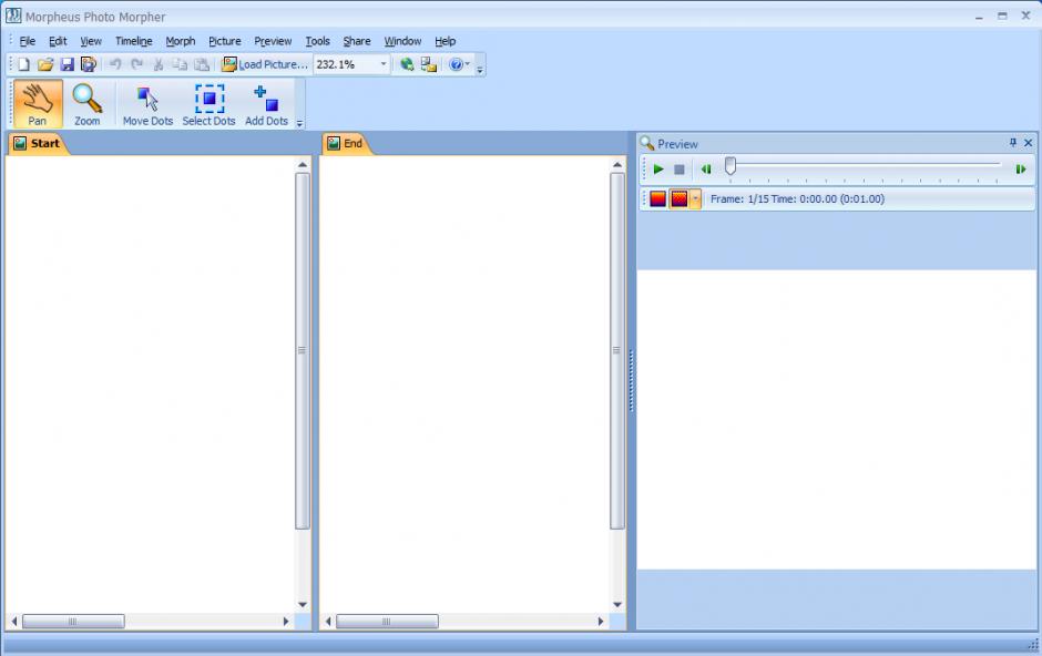 screenshot of program