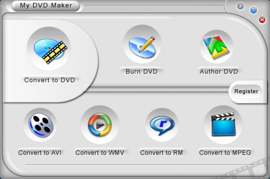 My DVD Maker main screen