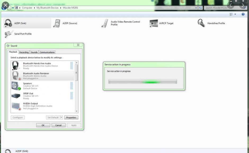 CSR Harmony Wireless Software Stack main screen