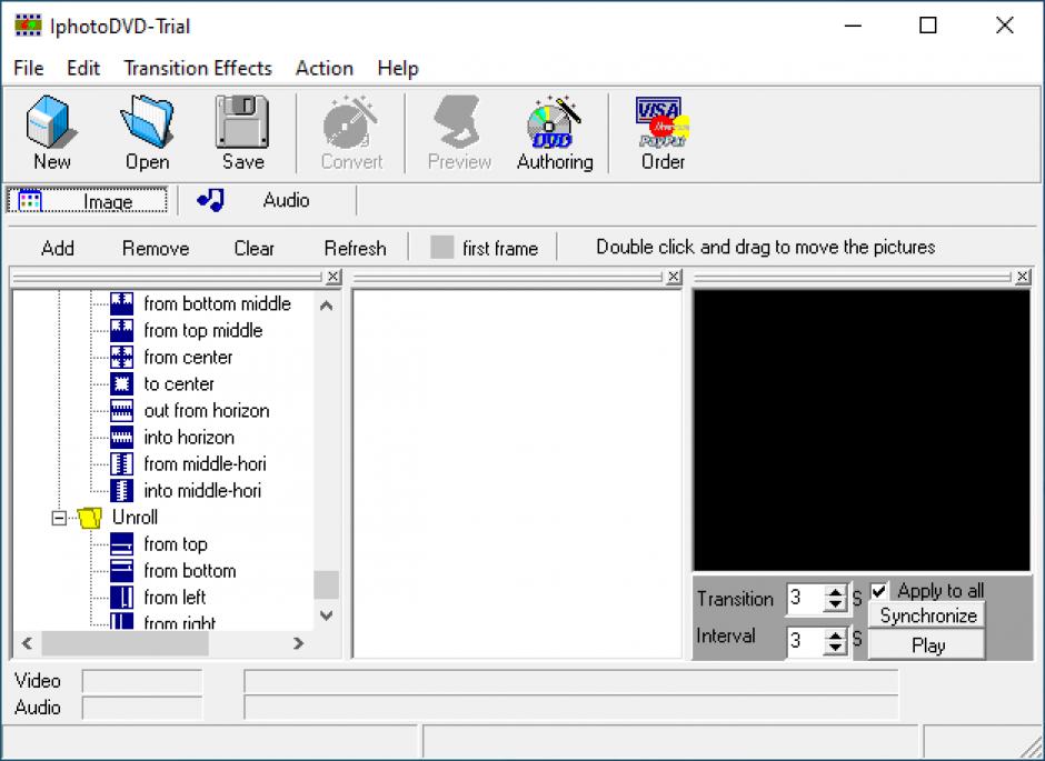 screenshot of program