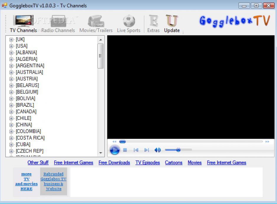 screenshot of program