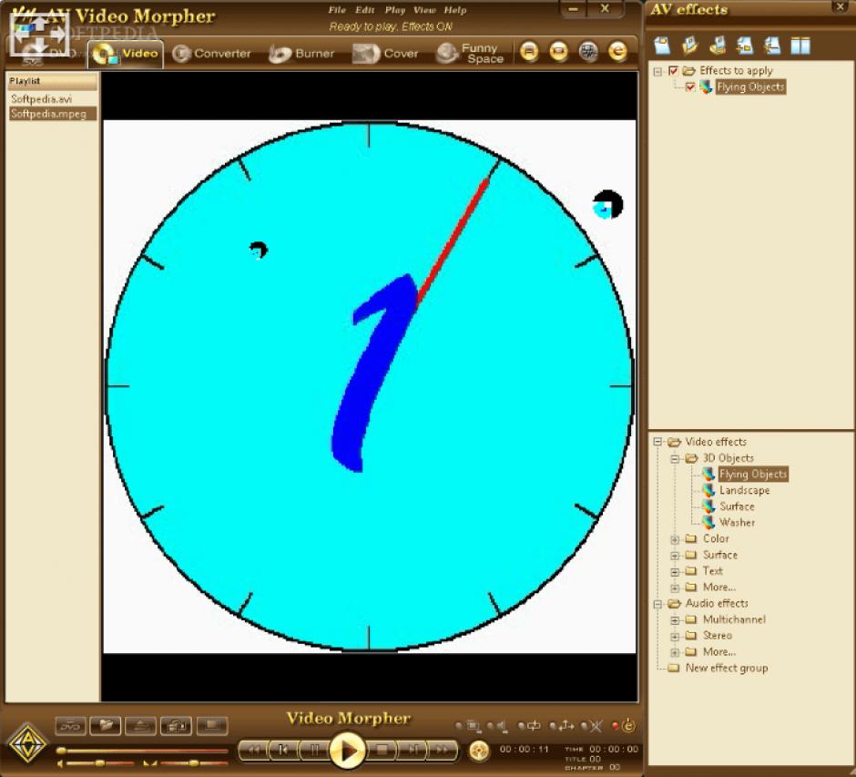 screenshot of program