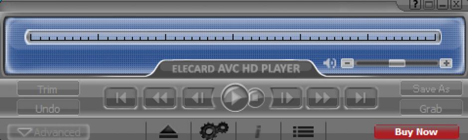 Elecard AVC HD Player main screen