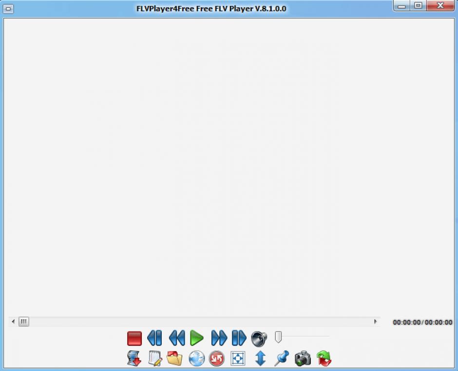 FLVPlayer4Free Free FLV Player main screen