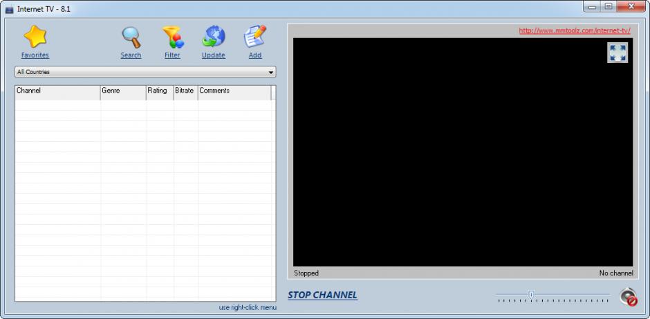 screenshot of program