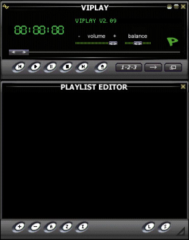 screenshot of program