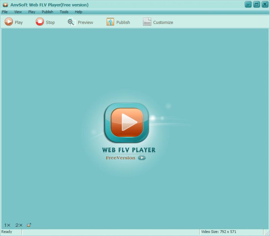 AnvSoft Web FLV Free main screen