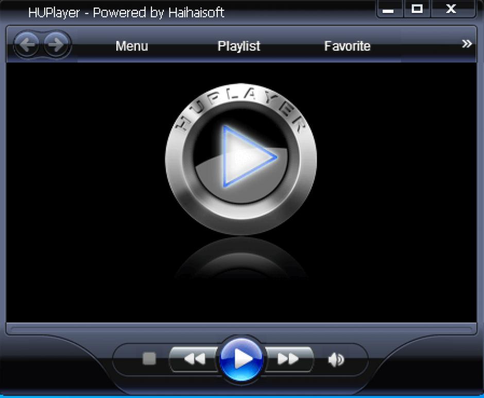 HUPlayer main screen