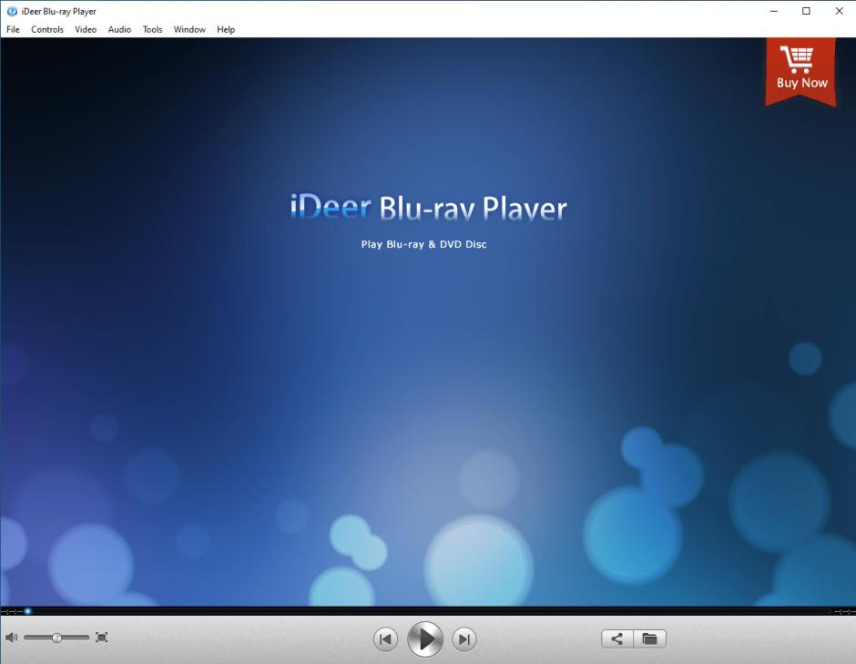 iDeer Blu-ray Player main screen