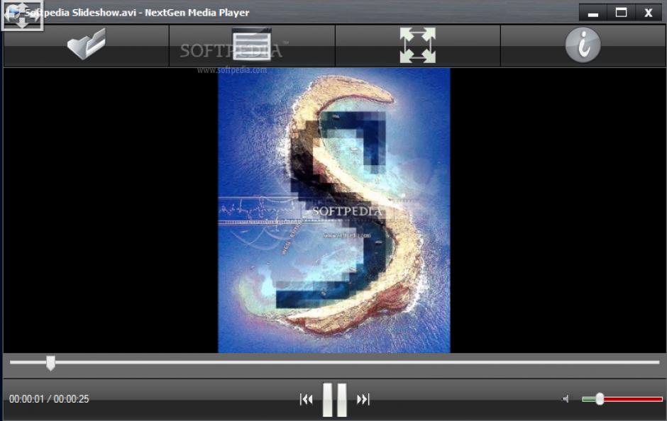 NextGen Media Player main screen