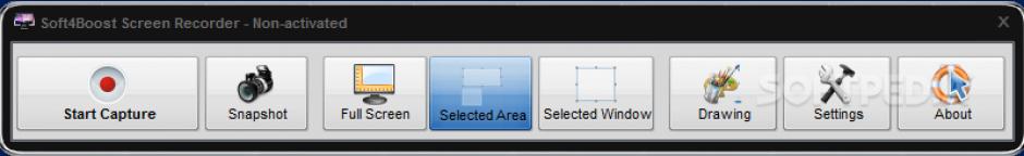 Soft4Boost Screen Recorder main screen