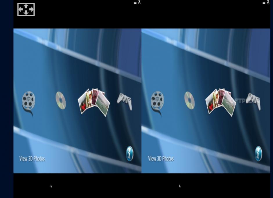 TriDef 3D main screen