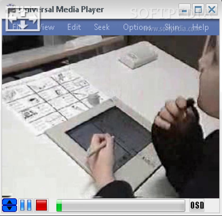 Universal Media Player main screen