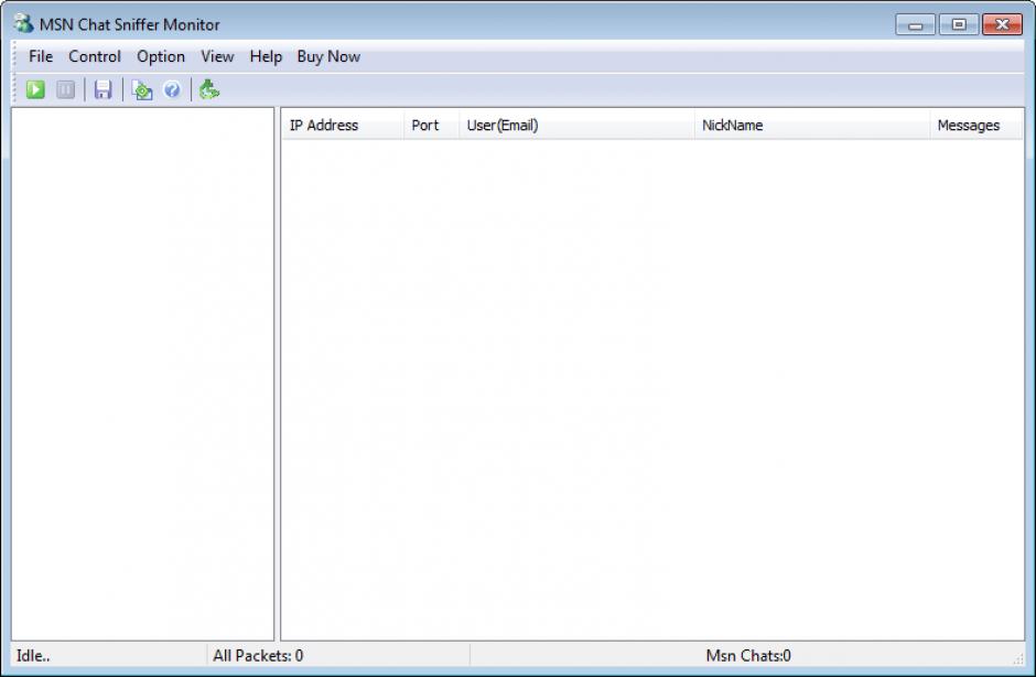 screenshot of program