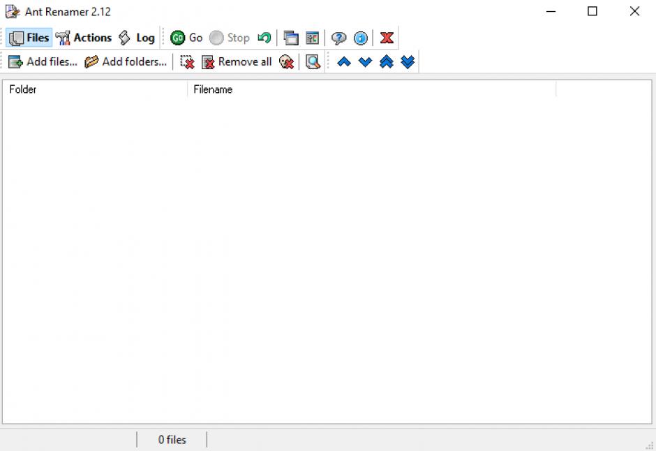 Ant Renamer main screen