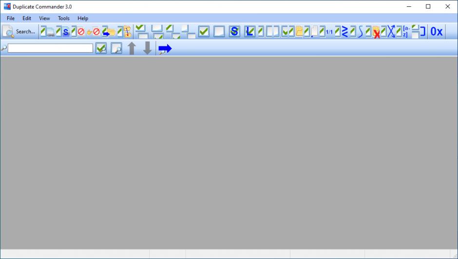 screenshot of program