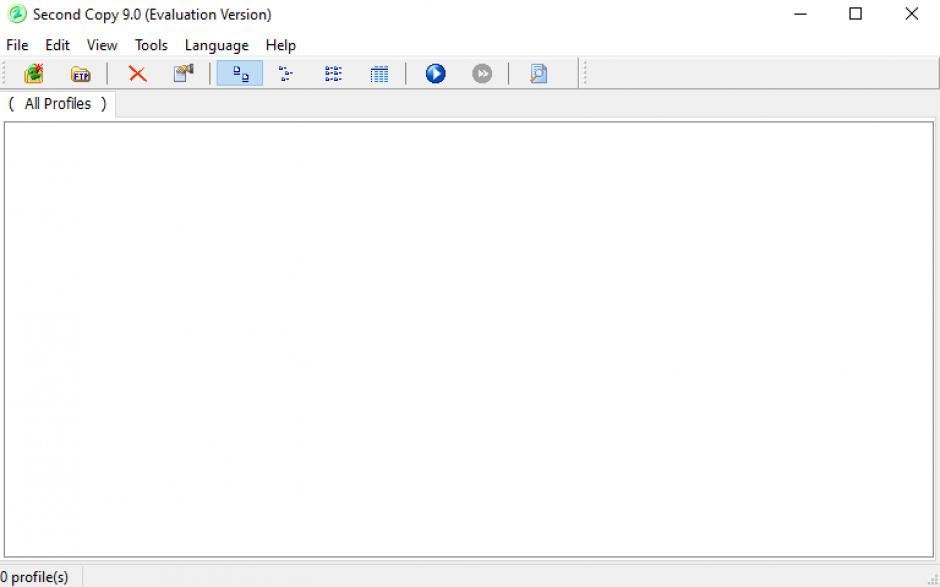 screenshot of program