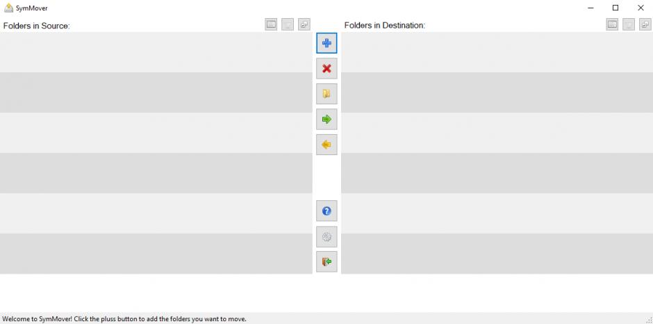 SymMover main screen