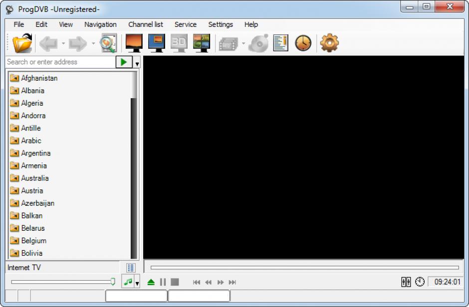 screenshot of program