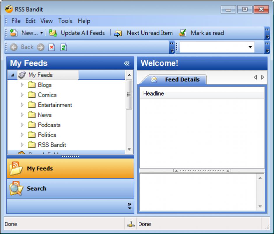 screenshot of program