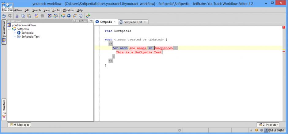 JetBrains Youtrack main screen