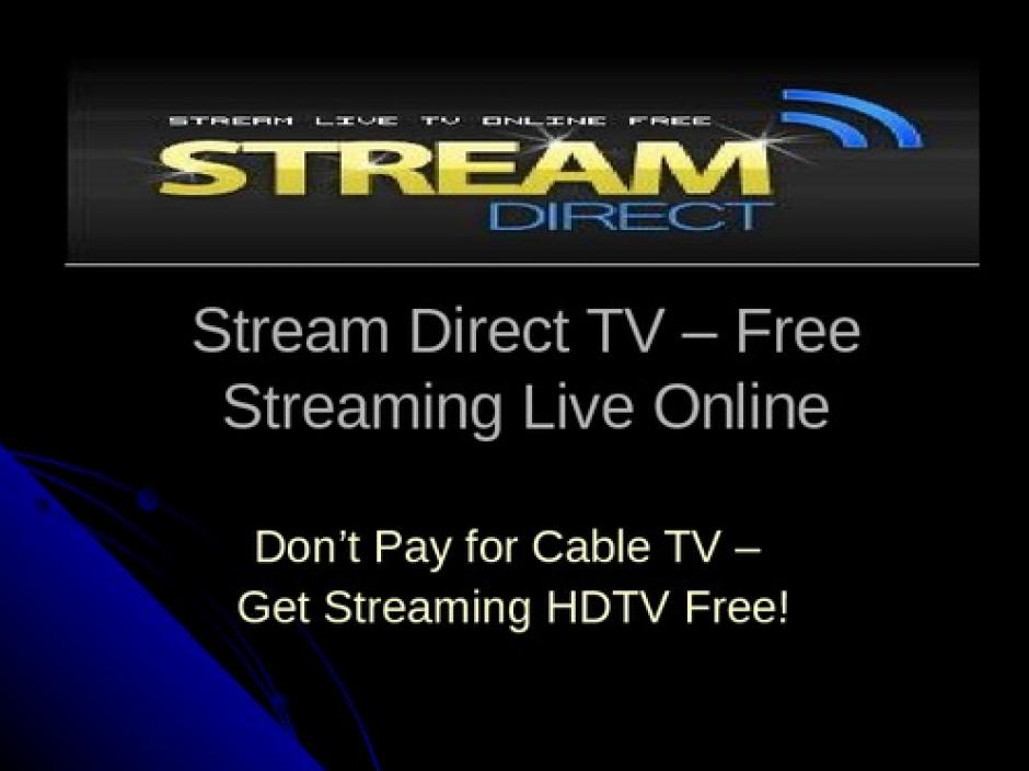 Stream TV main screen