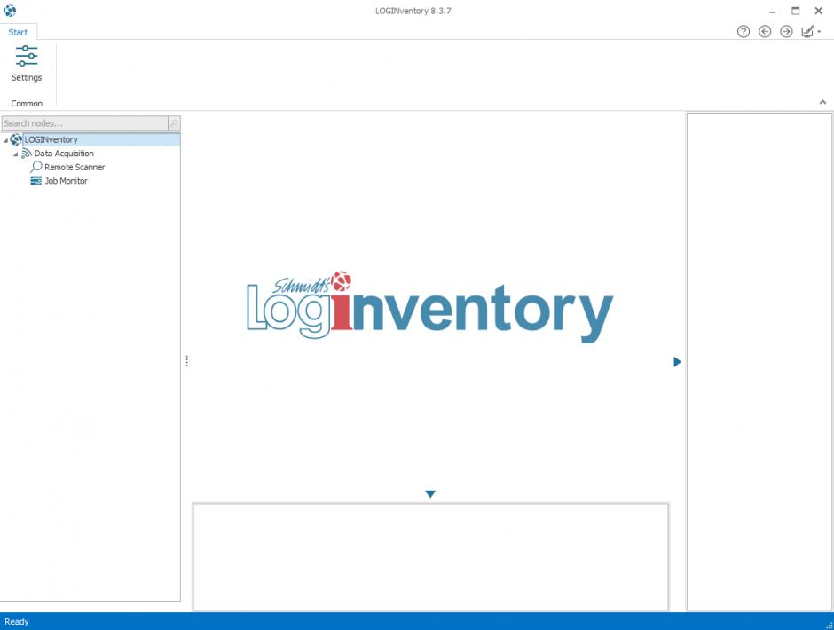 LOGINventory main screen