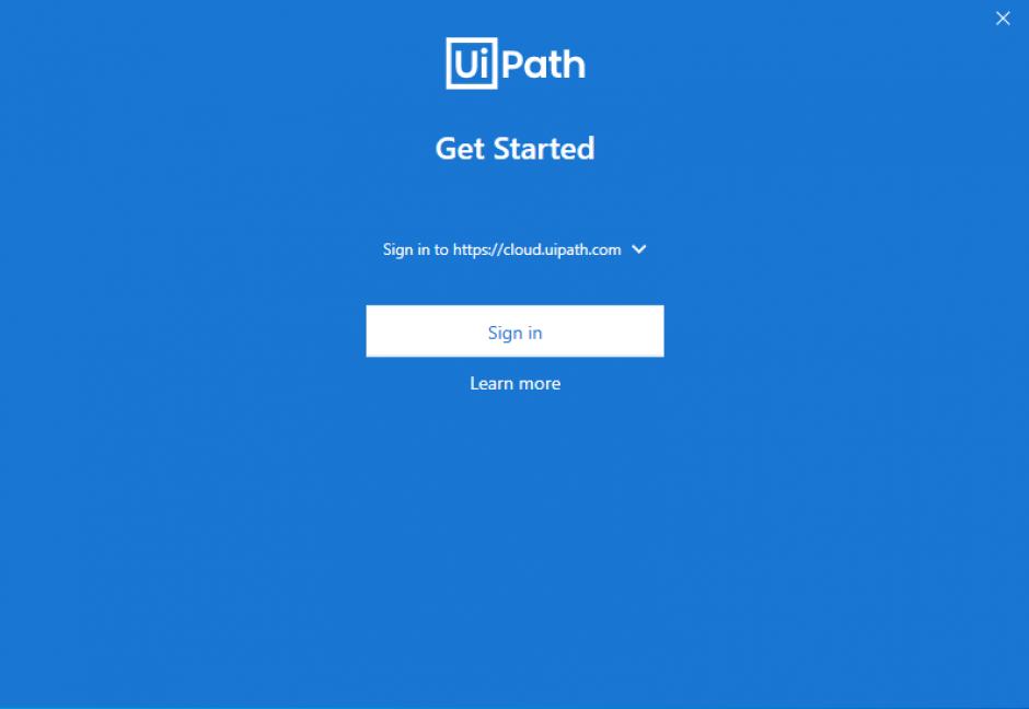 UiPath Studio main screen