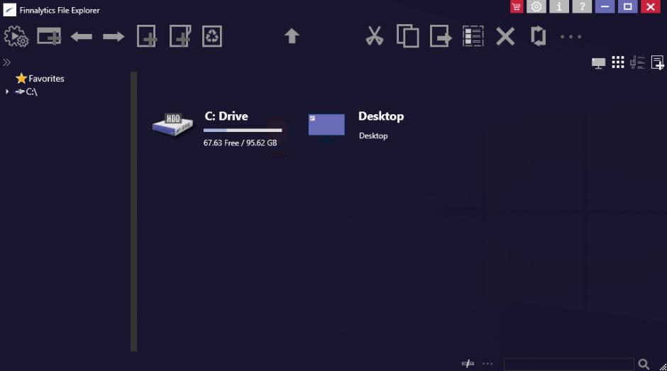 Finnalytics File Explorer main screen