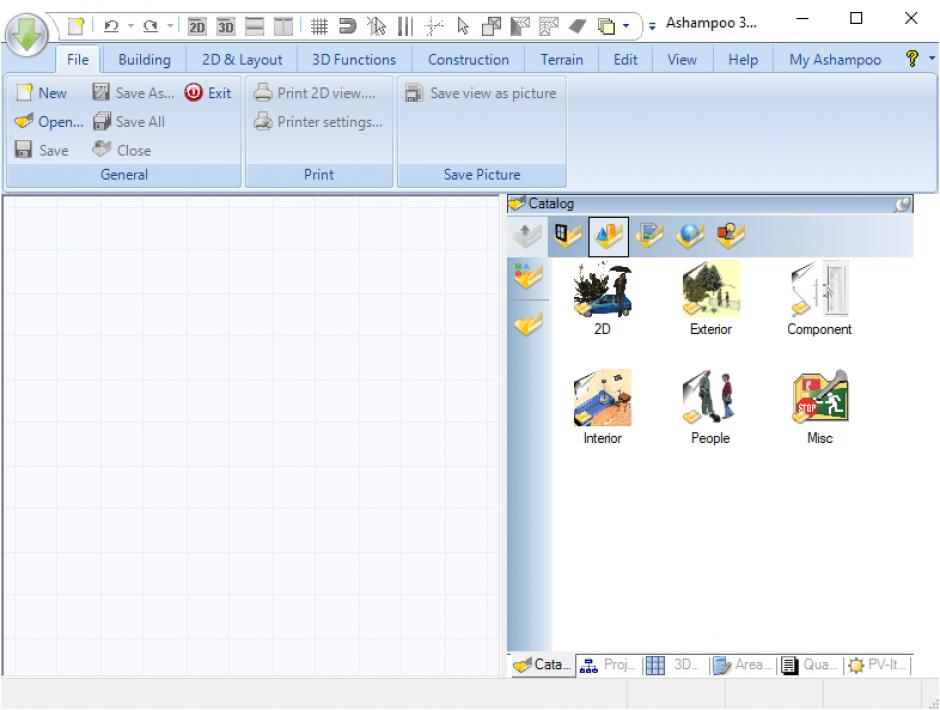 screenshot of program