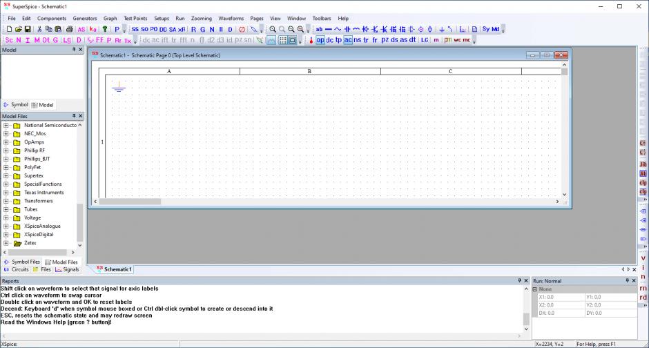 screenshot of program