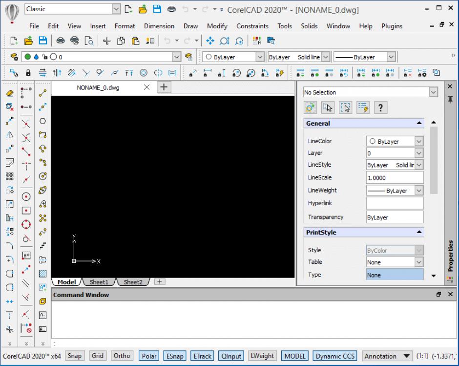 screenshot of program