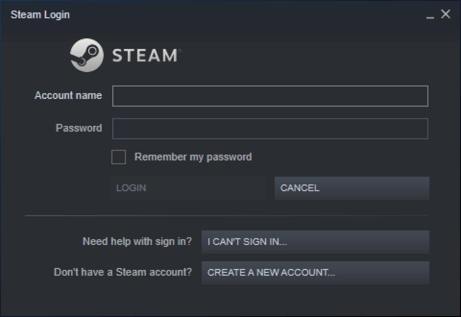 Steam main screen