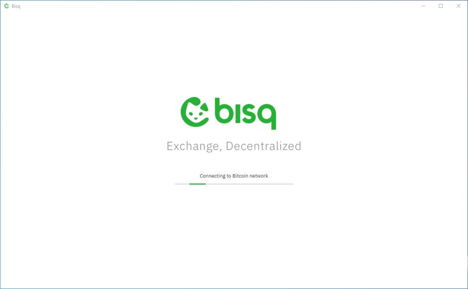 Bisq main screen