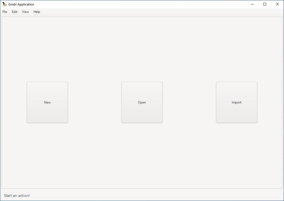 Grisbi main screen