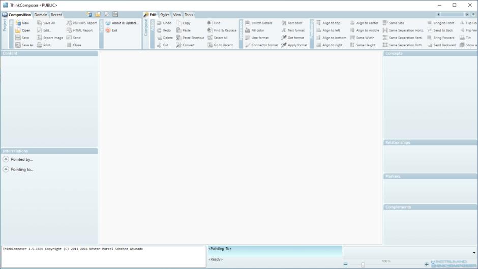 screenshot of program