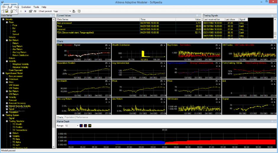 Adaptive Modeler main screen