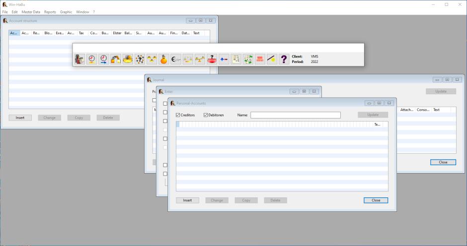 screenshot of program