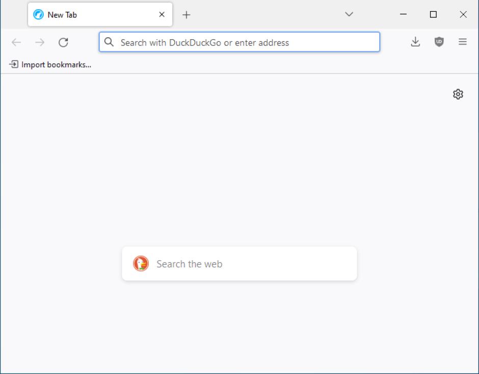 screenshot of program