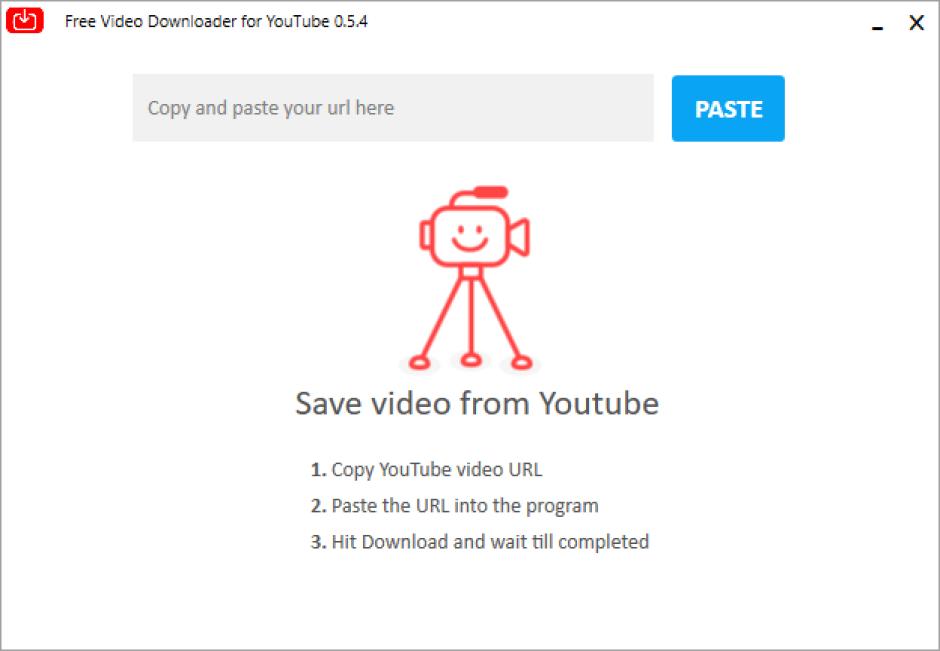 Free Video Downloader for YouTube main screen
