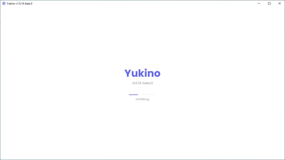 Yukino main screen