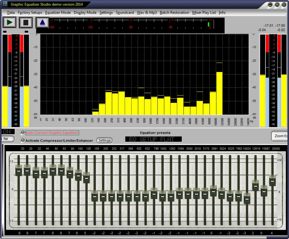 Interface equalizer apo