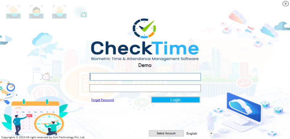 screenshot of program