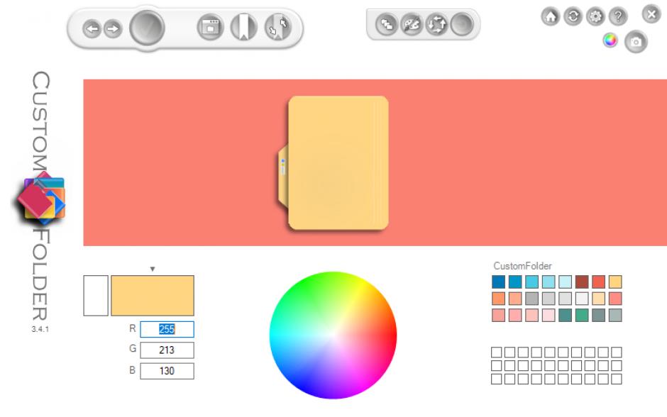 screenshot of program