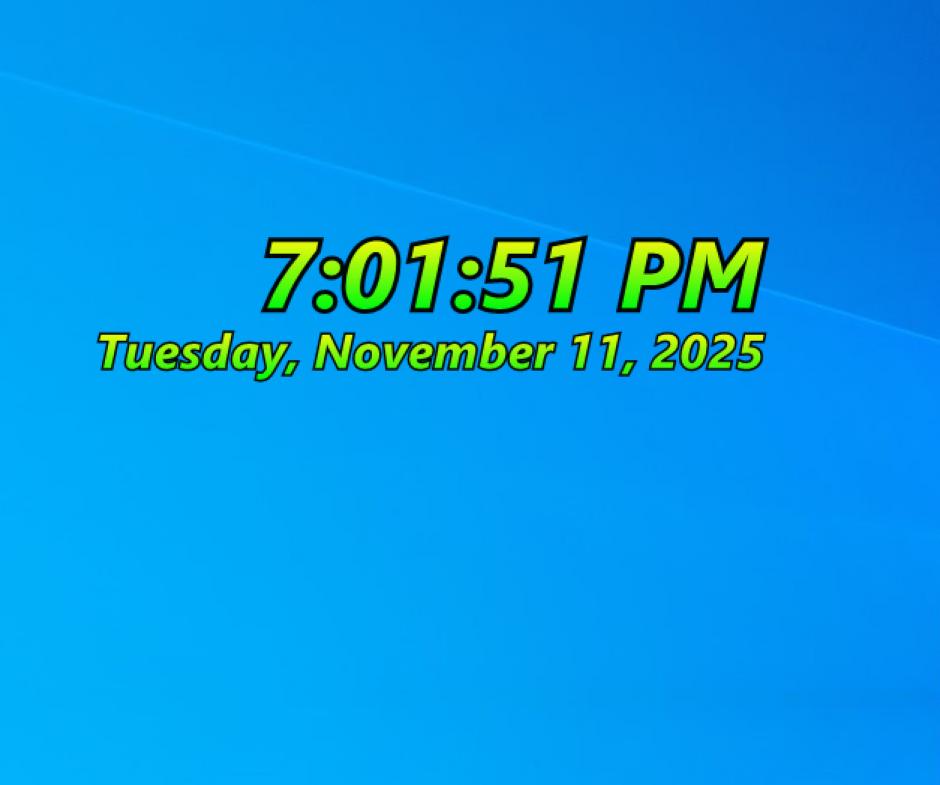 screenshot of program