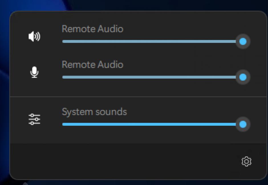 screenshot of program